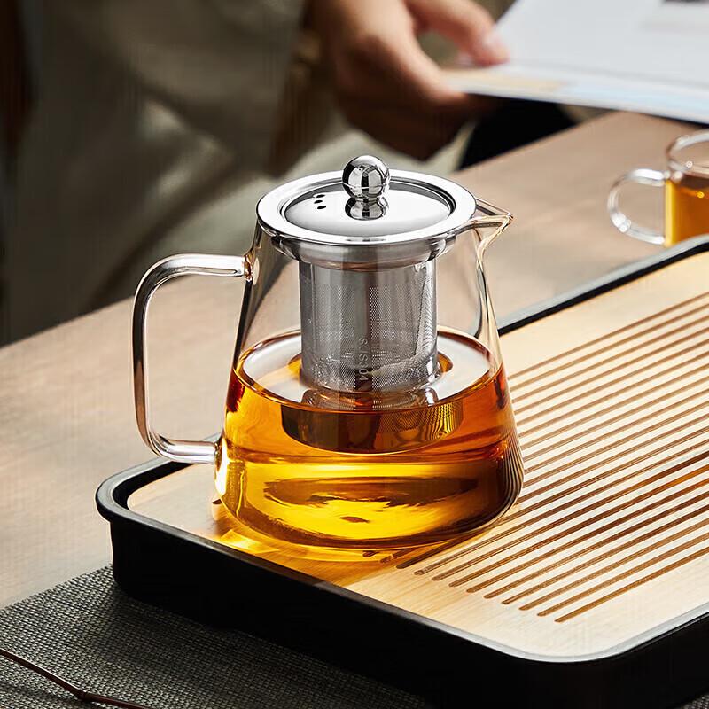 High Borosilicate Glass Brew & Boil Teapot