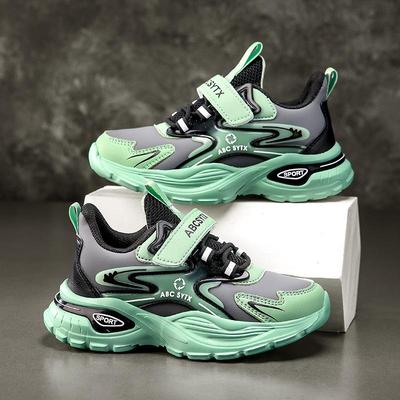 Boys' 2025 Waterproof Leather Running Shoes - Non-slip, Wear-resistant, Soft Sole for Autumn