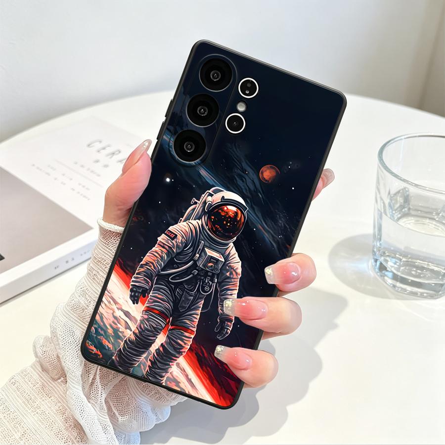 Case for Samsung Galaxy S26 Ultra S25 Plus S21 FE S23 Note 20 8 9 10 S25 S24 S26 S20 S10 S9 Phone Cover S24 Dark Space