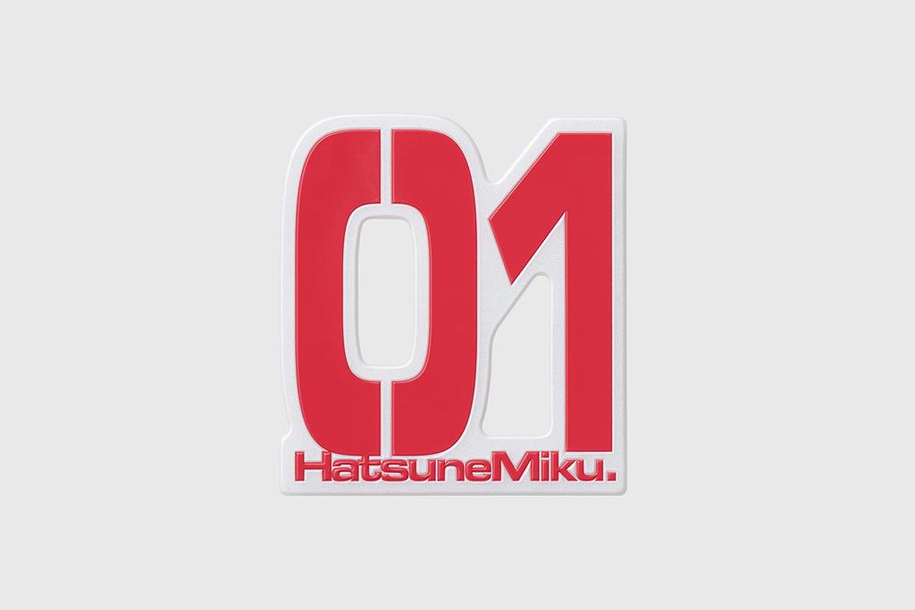 Daihatsu Hatsune Miku Fender Emblem (01) Sticker Sticker Vocaloid Car Dress Up Red