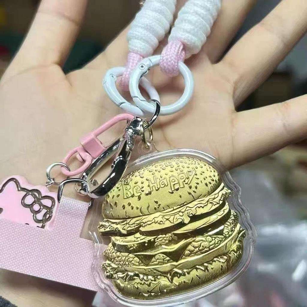 Zawieszka i brelok Bóg Bogactwa z czystego złota 999 - Urok Maneki Neko