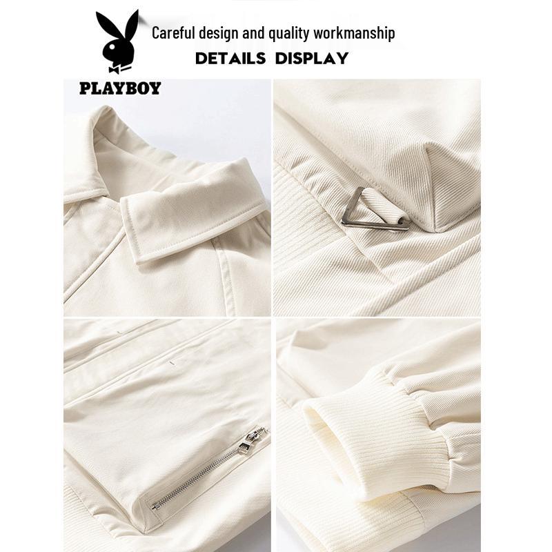 PLAYBOY Casual Cargo Jacket for Men