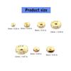 Rhinestones Rondelle Spacer Beads Delicate Rondelle Beads with Sparkling Crystals for Elegant Jewelry Creations