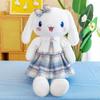 Cute Little White Rabbit Doll JK Skirt Rabbit Plush Toy Rag Doll Girl Sleeping Pillow Birthday Gift
