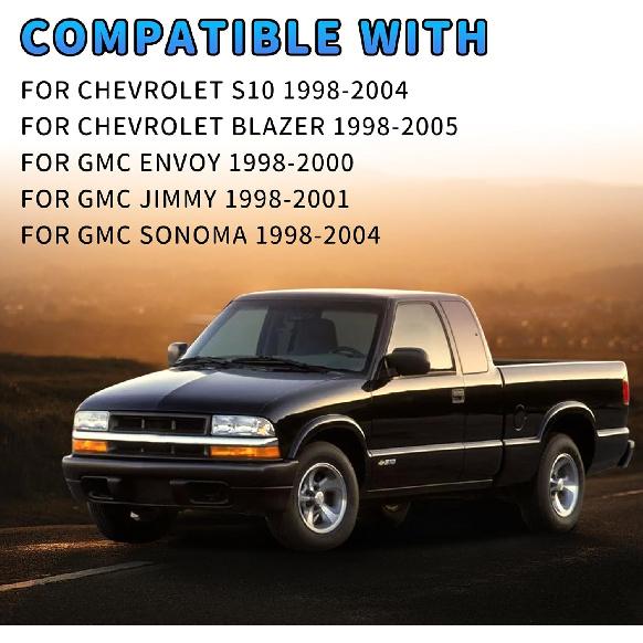 POSAID Dash Cover for 1998-2004 Chevy S10/ GMC Sonoma, Dashboard Cover for 1998-2005 Chevrolet Blazer, Dashboard Dash Mats for 1998-2001 GMC Jimmy,