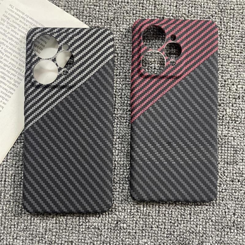 Case For Realme 15 Pro Matte Hard Carbon Fiber Texture Pattern UltraThin Shockproof Phone Cover For Realme 15Pro 5G Shell Bumper