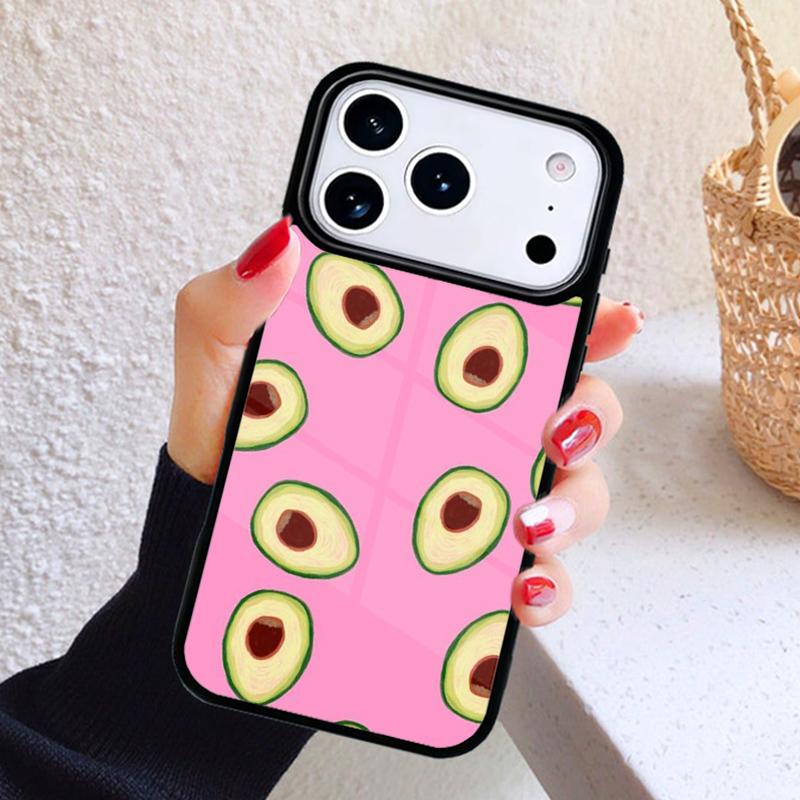 Cute Avocado Fruits Phone Case For iPhone 17 Air 16 15 14 13 12 11 Pro Max Plus