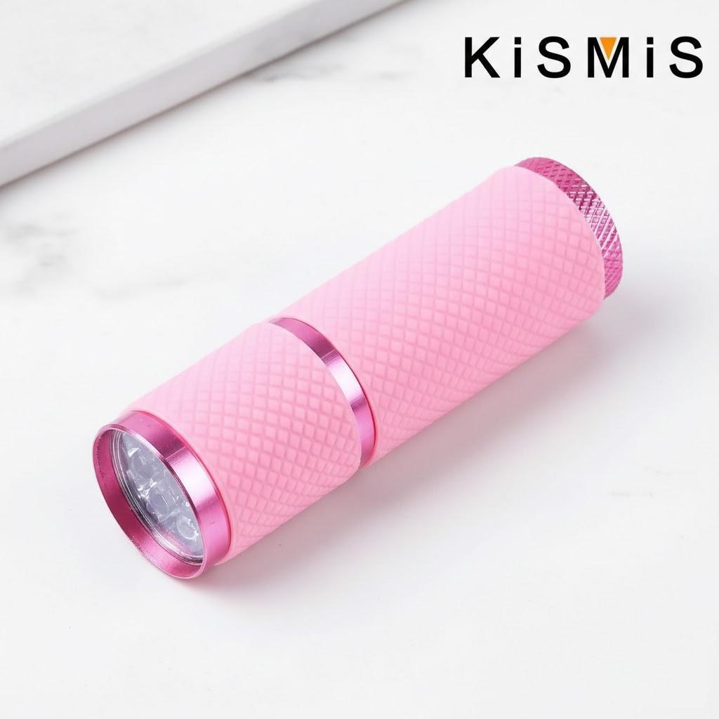 

Portable LED UV Nail Dryer Lamp Mini Tools Set Durable Design for Salon Quality Nail Art Equipment розовый