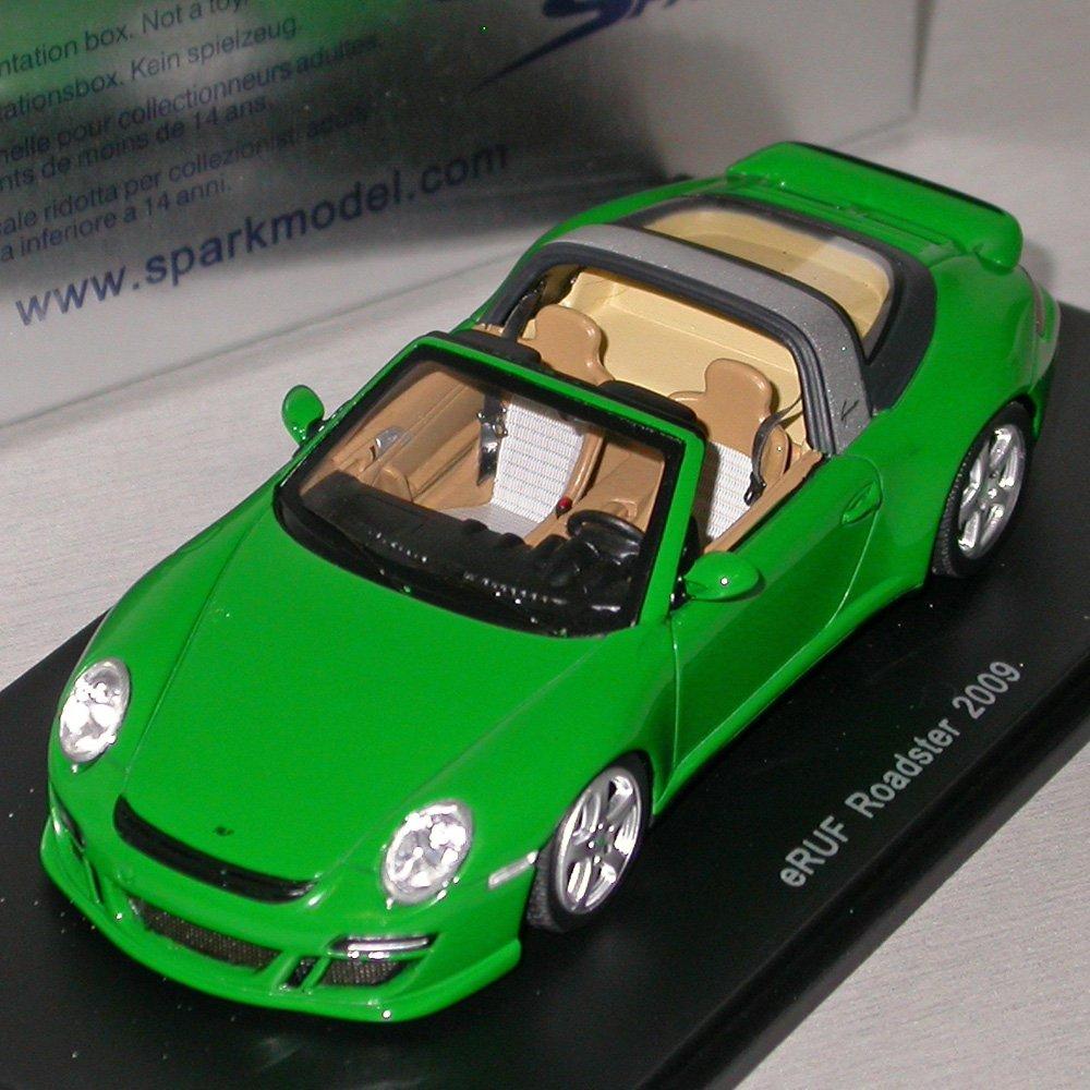 Spark eRUF Roadster 09 Green Finished Product 1/43 зелёный