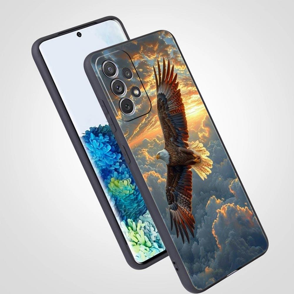 Eagle Phone Case For Samsung Galaxy A17 A07 A55 A35 A25 A15 A05s A33 5G A31 A23 A21s A13 A41 A73 A53 A51 A71 A03s S10 Plus Cover