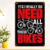 Retro Metal Wall Poster Bicycle Bar Sign Gift 8x12 Inch