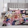 Katy Perry Pretty Flannel Blankets Quality Super Warm Muisc Tour Poster Throw Blanket Winter Travel Office Chair Cute Bedspread