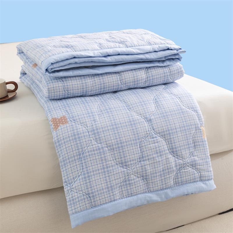 

Washable Summer Air Conditioning Quilt - Cool, Lightweight & Machine Washable for Dorms & Bedrooms, 2025 Edition 100x150 cm