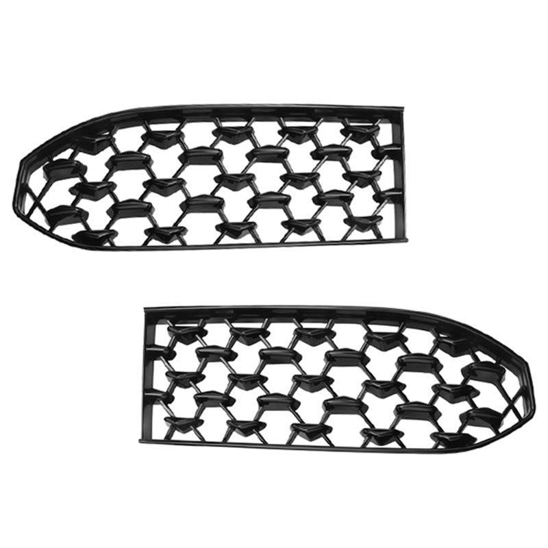 For Mazda CX-30 - Car Front Bumper Grille Cover Front Lower Grille Decoration For CX30 чёрный