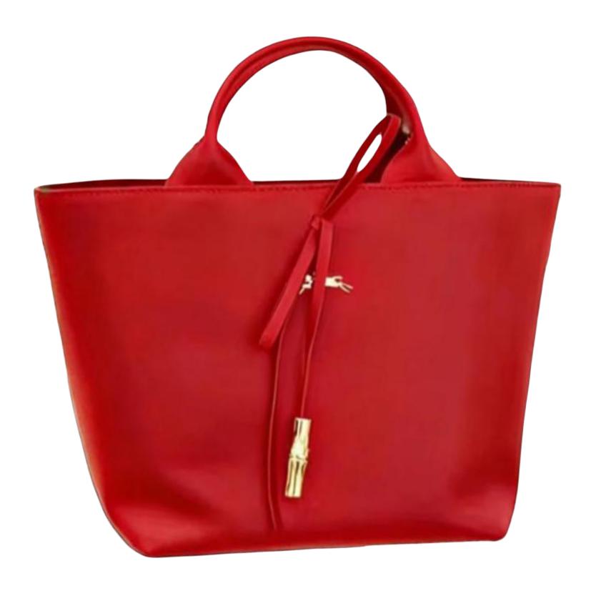 

Longchamp Le Roseau Year Of The Horse Limited Edition Adjustable Detachable Shoulder Strap Magnetic Buckle Calfskin Handbag Women Handbags 10273HIR030 Basic Set (Bag+Dust Bag)