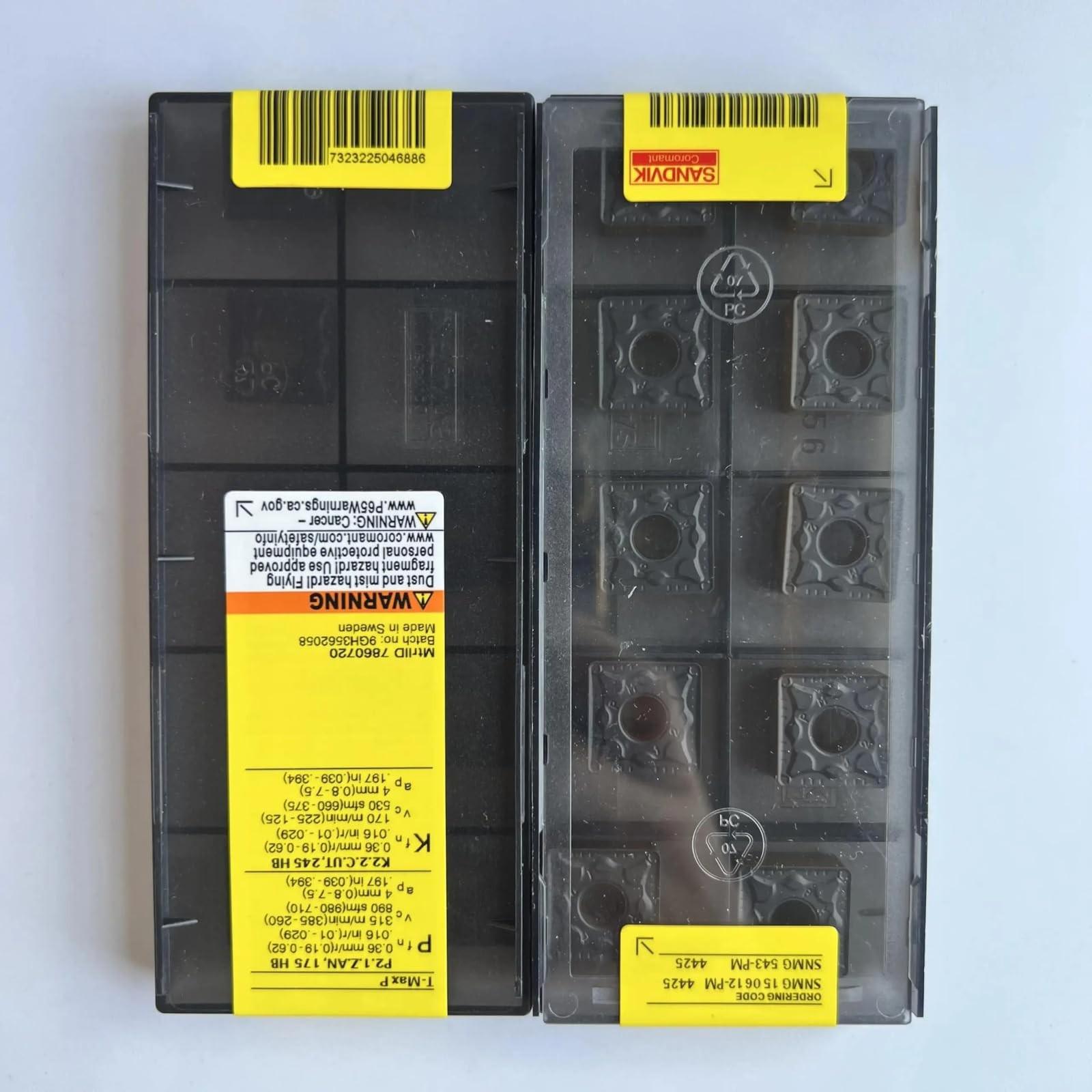 

Original Sandvik / SNMG150612-PM 4425 / CNC lathe carbide blade 10 PCS