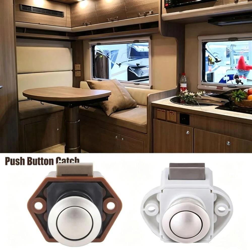 14-18mm Thickness Cabinet Lock 20mm Hole Door Lock Cerraduras Push Lock  Camper