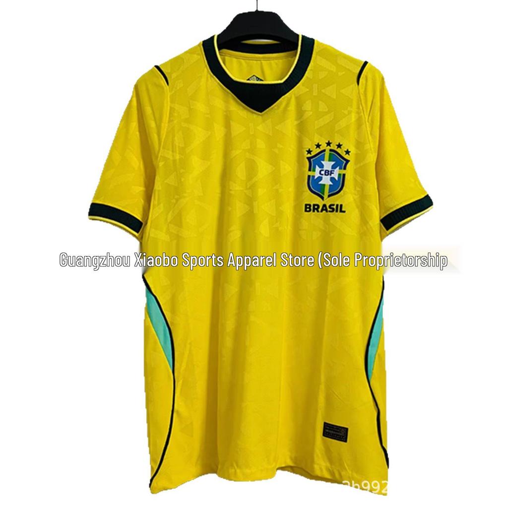 2026 Brasilien Nationalmannschaft Spielerversion Heim- und Auswärtsfußballtrikot - Sommer Atmungsaktiv