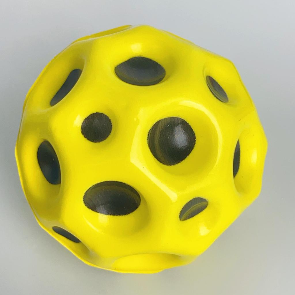 7cm High-Rebound PU Bouncy Ball - Coral Moon Rubber Wrist Toy, Hot Seller