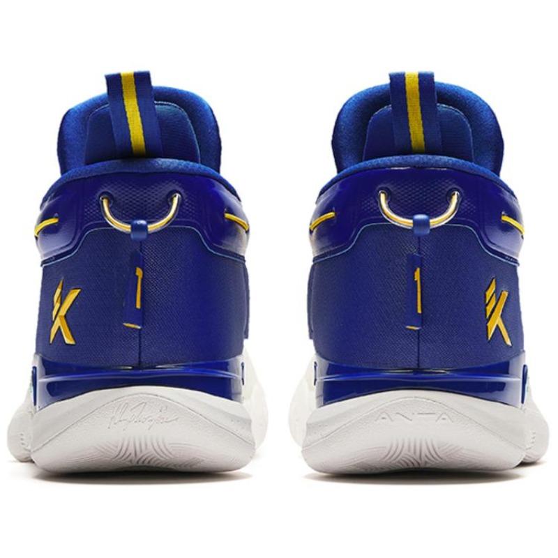Anta KT9 Men Low Top Basketball Shoes White Blue 112421101-5