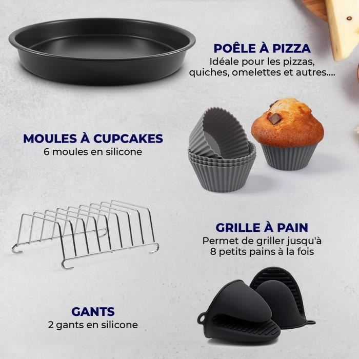 Zubehör Airfryer - fentic - 19 Teile - kompatibel XL und XXL - hitzebeständig - BPA-frei