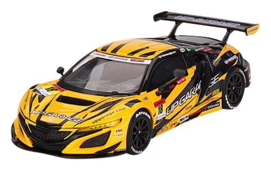 

MINI GT Honda NSX GT3 EVO22 Серия SUPER GT UPGARAGE NSX GT3 TEAM UPGARAGE эксклюзив для Японии Готовое изделие 1/64 2023#18 Левосторонний