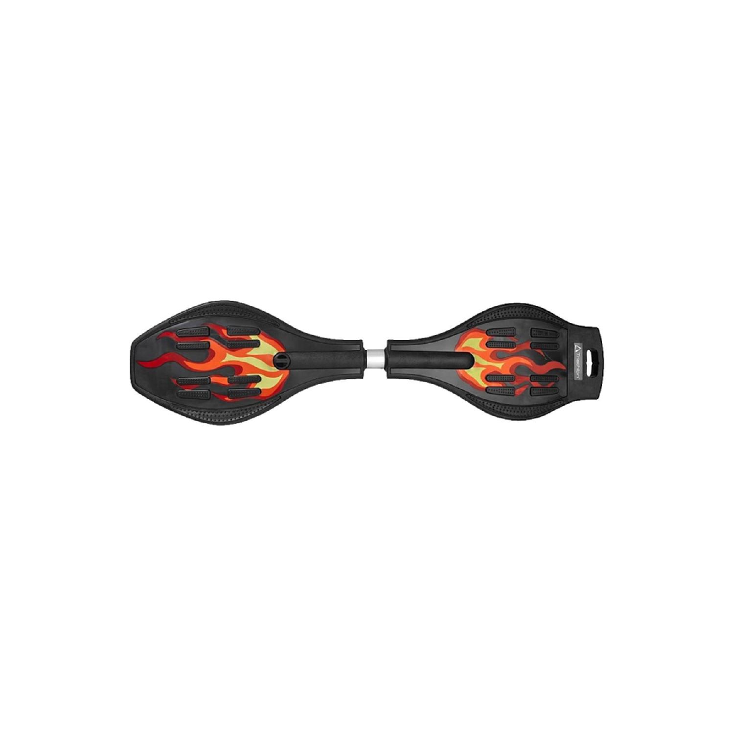 

Двухколесный скейтборд Devil J155 Dark Shop T154 с огненным узором