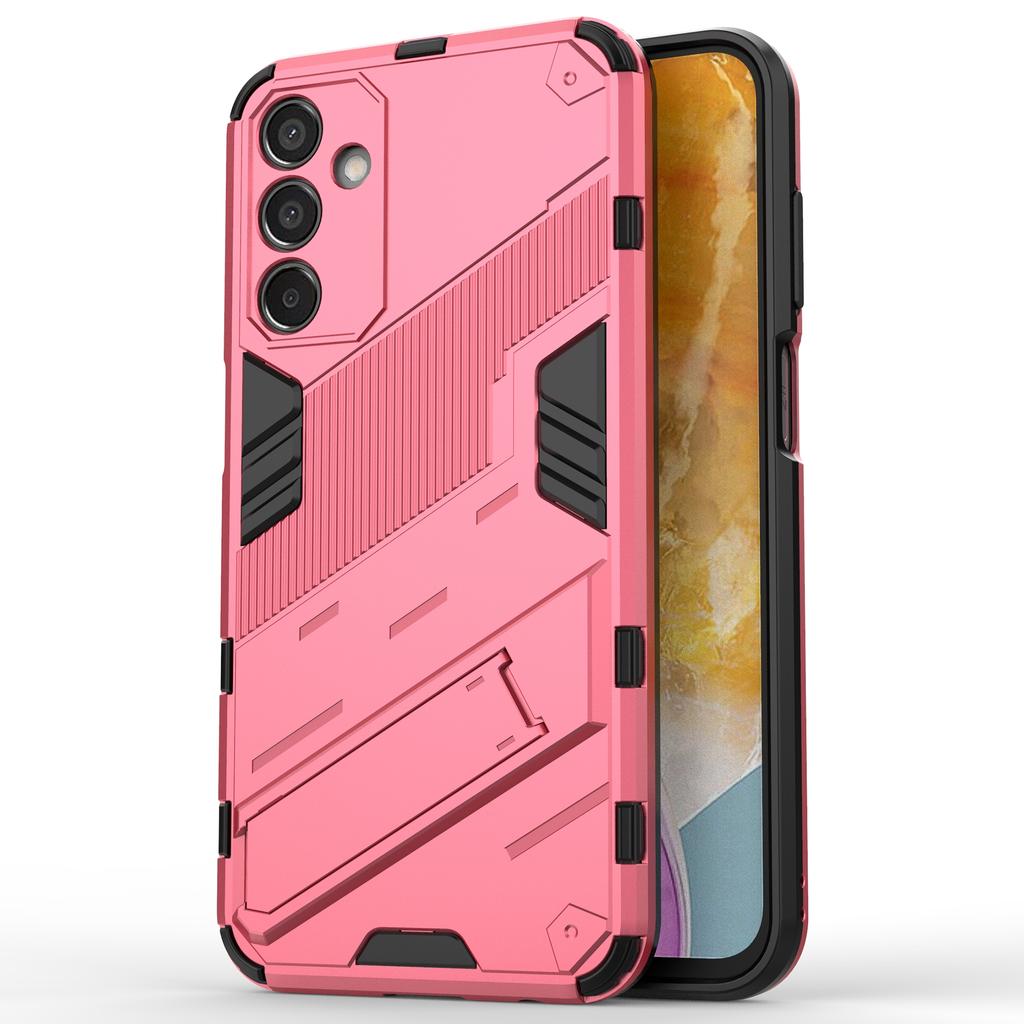 For Samsung Galaxy M15 5G Case Kickstand Anti-Scratch PC+TPU Armour Phone Cover