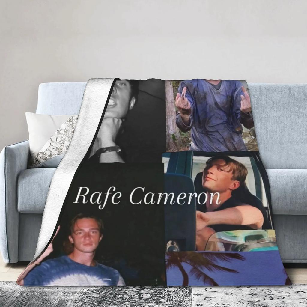 Rafe Cameron Collage Plush Flannel Throw Blanket for Couch Bed  Soft Warm Bedspread Design Quality Gift for Boys Girls