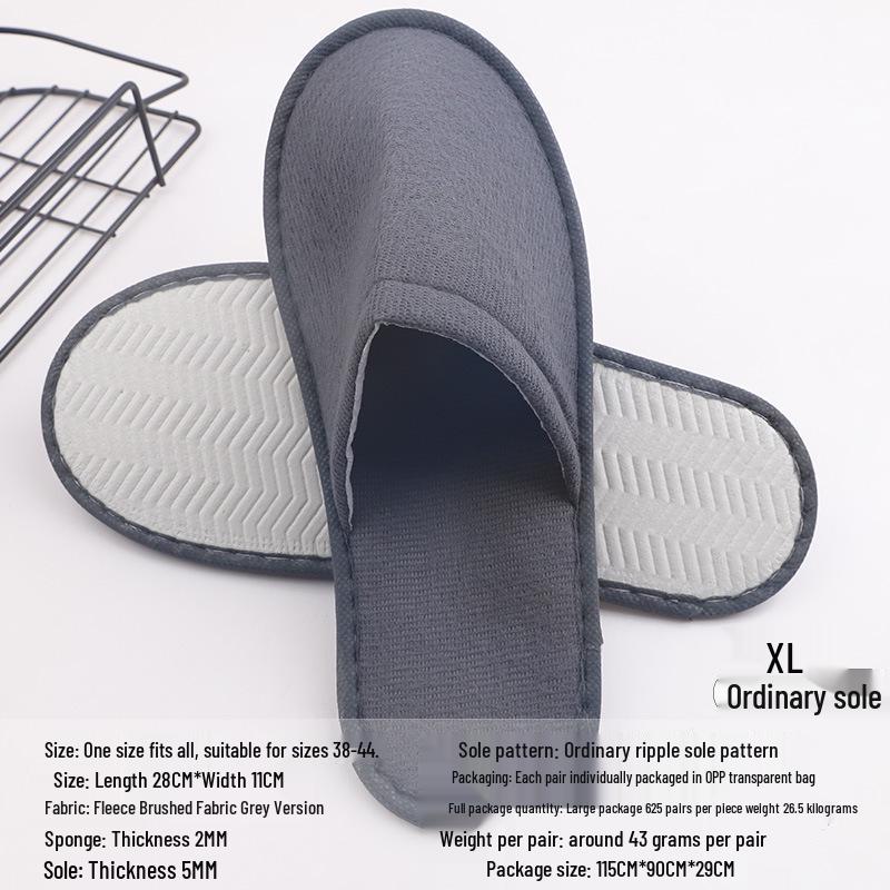 Disposable Non-slip Slippers for Hotels, B&Bs, and Beauty Salons