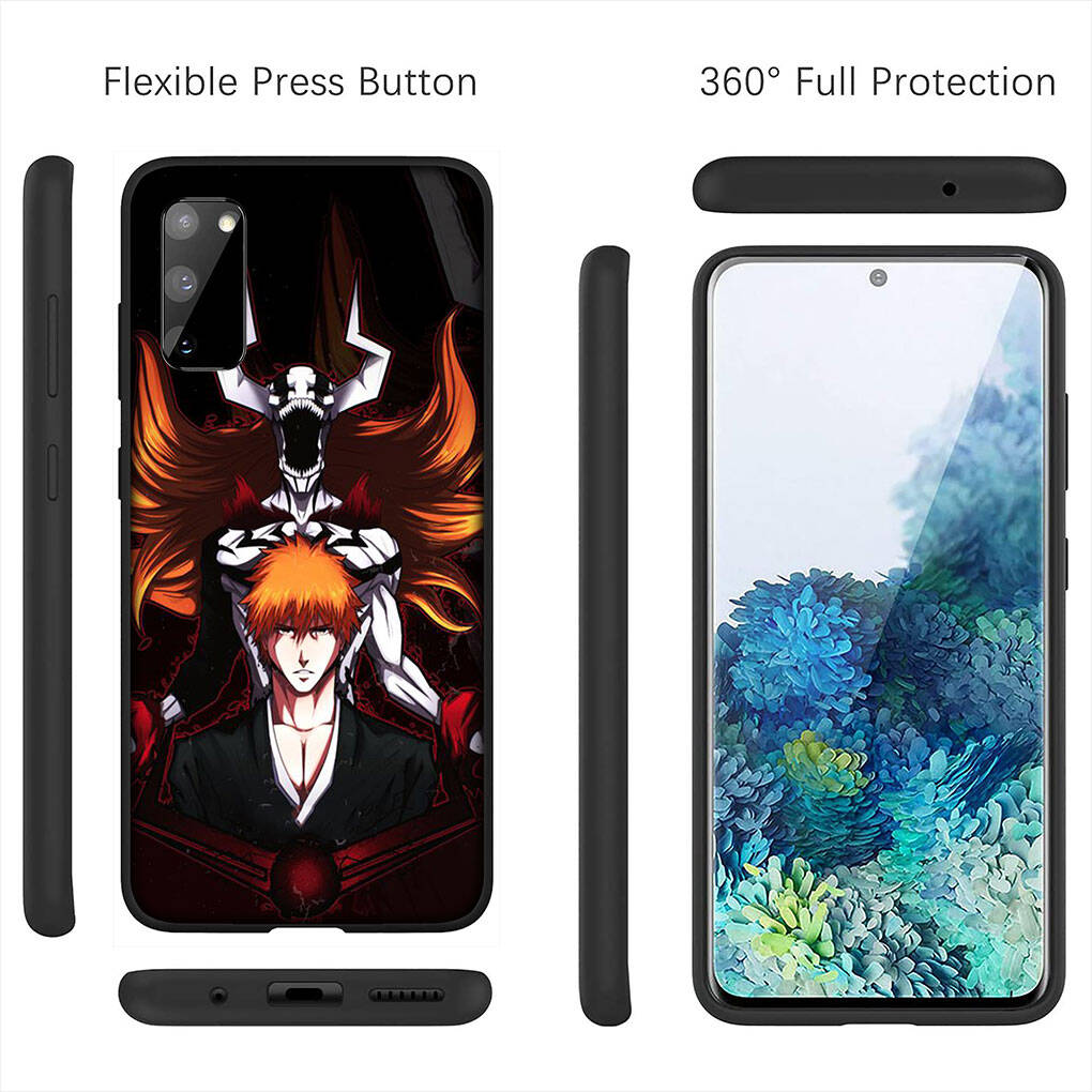 Cover for iPhone 17 16 15 Xiaomi Poco Redmi Note 14 13 12 Pro Max Samsung Galaxy S25 S24 OPPO Huawei Kyoraku Shunsui Bleach Kurosaki Ichigo Phone Case