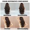 New Ladies Wig T-Part Lace Wigs Black and Brown Big Waves Mid-point Lace Wig Full Headgear Beauty Decoration