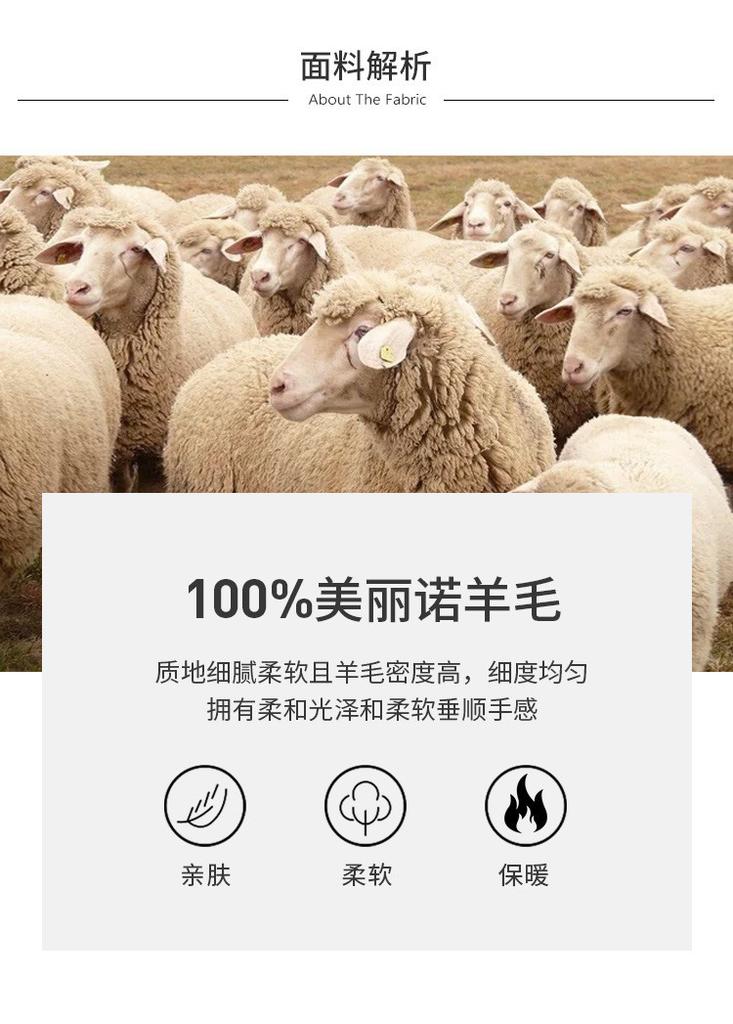 100% Sheepskin Thick Half High Collar Woolen Sweater Men's Jacquard Business Casual Middle aged Bottom Coat