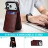 iPhone 17 Pro Max Stylish Card Holder Case with Stand
