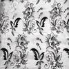 Mesh Bottom Embroidery Cloth, Embroidery, Full Width, Fabric, Two-Color Embroidery, Black And White, Water-Soluble Lace