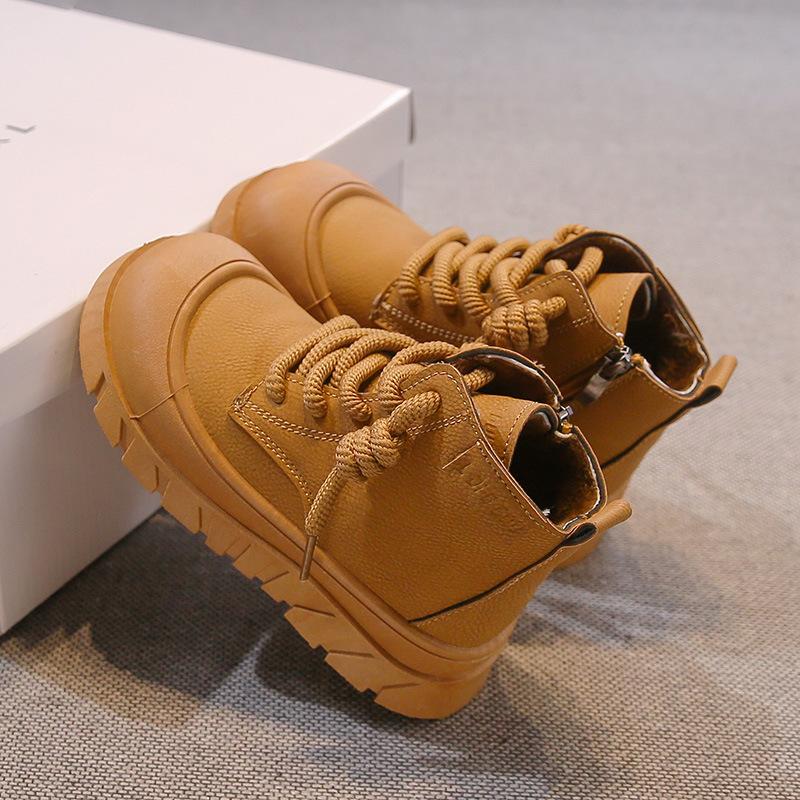 New Autumn and Winter Fashion British Style Retro Boys and Girls Stylish Martin Boots
