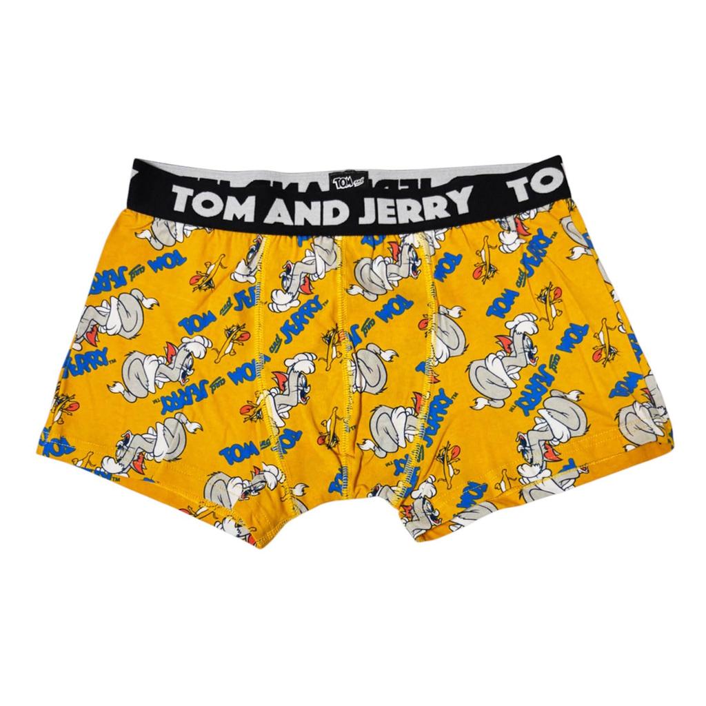 Tom and Jerry Men's Boxer Briefs with Logo or Warner Bros. Logo (Size M)