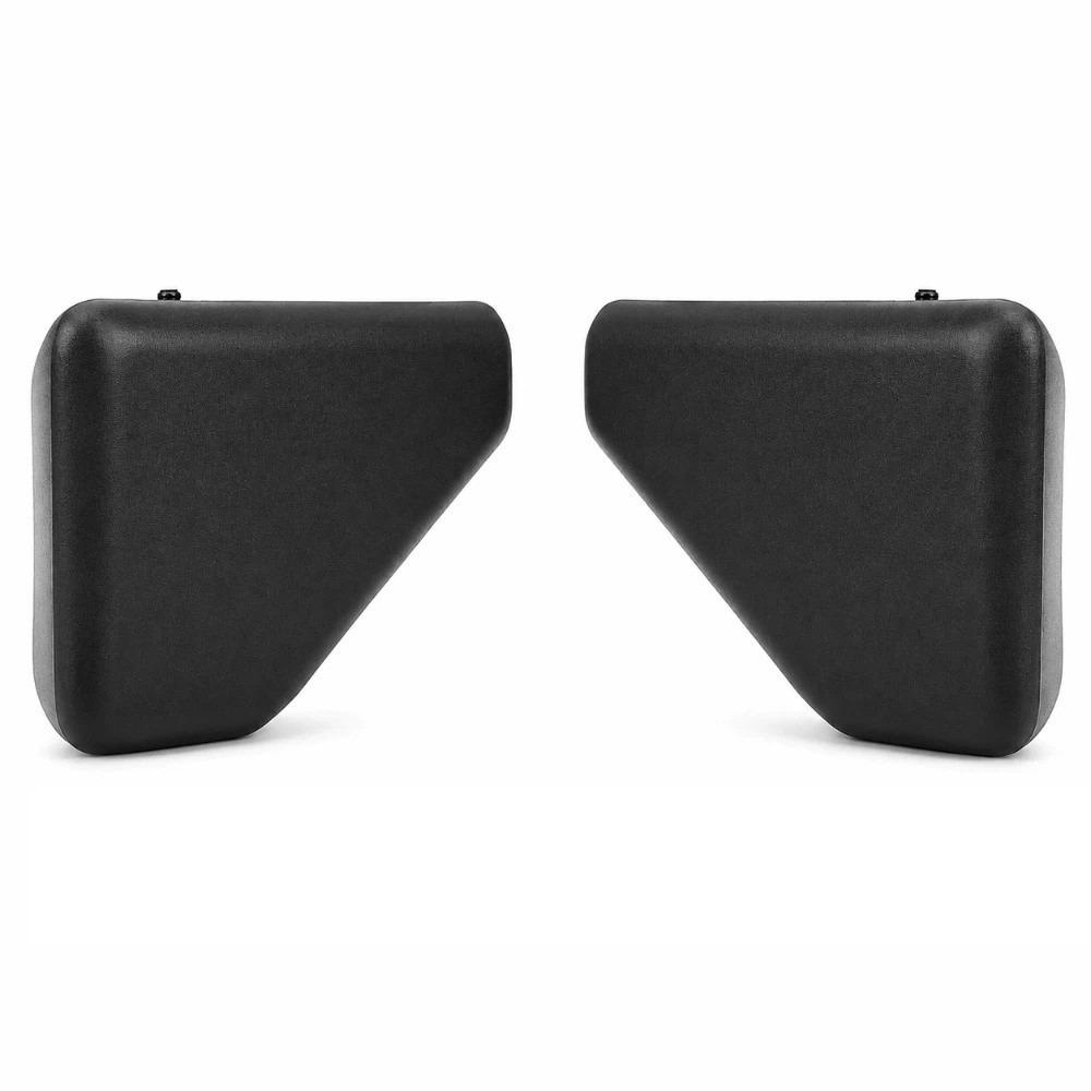 2PCS ABS Running Board End Cap Step Bar End Trim for Ford Series Trucks Side Bar End Cover