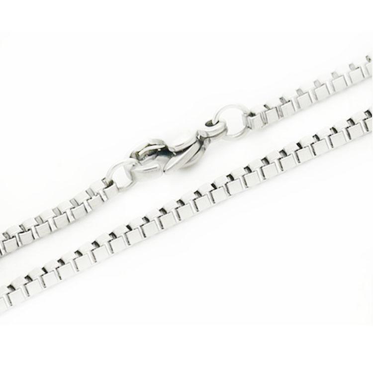 Titanium Steel Box Necklace Single Chain, Men'S Thick Pendant Bare Chain Diy Handmade Jewelry Necklace Korean/Korean