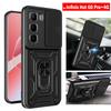 Armor Holder Funda for Infinix Hot 60 Pro Plus 4G Case Cover Slide Camera Protection Ring Stand Shockproof Back Capa Funda