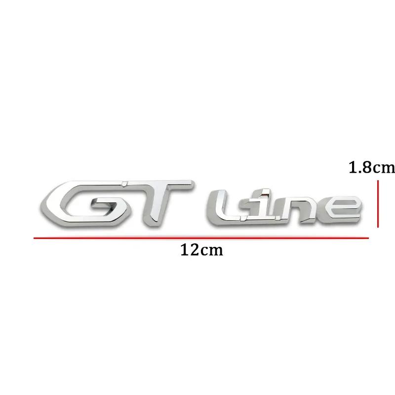Car Fender Metal Sticker Rear Trunk Badge Emblem For Peugeot GTI GT GTline GT RCZ 406 405 205 3008 206 208 408 508 407 107 307