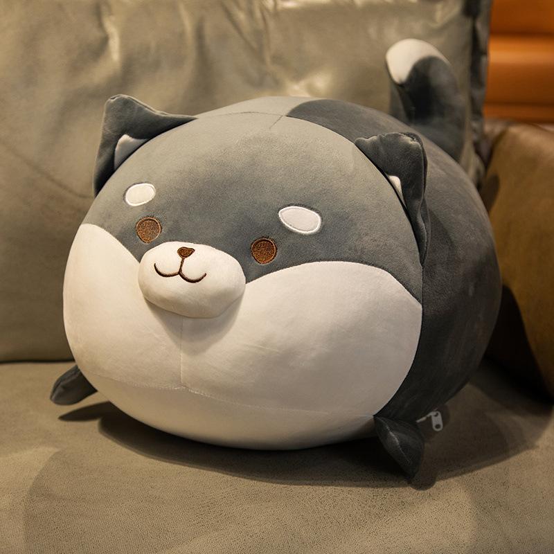 Cute Shiba Inu Plush Toy Doll Dog Ragdoll Corgi Doll Pillow Bed Super Soft Sleeping Big Pillow