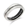 ROAJU [silver925] smooth wave line ring