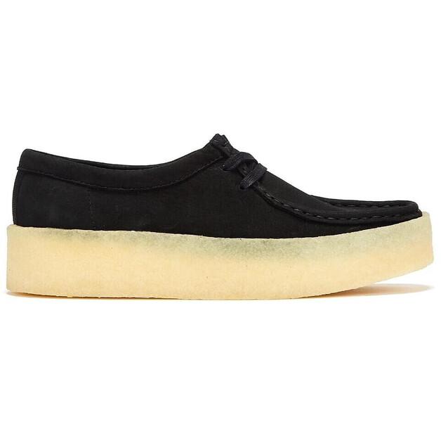 Женские полуботинки Clarks Wallabee cup women black nubuck