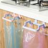 Creative Hanging Plastic Garbage Bag Rack Kitchen Cabinet Hanging Cloth Rack Storage Hook Household Storage Bracket Wholesale