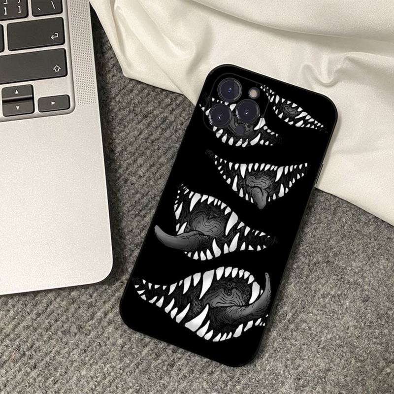 

Scary Face Eyes Phone Case Silicone Soft for iphone 14 13 12 11 Pro Mini XS MAX 8 7 6 Plus X XS XR Cover iphone 14 plus