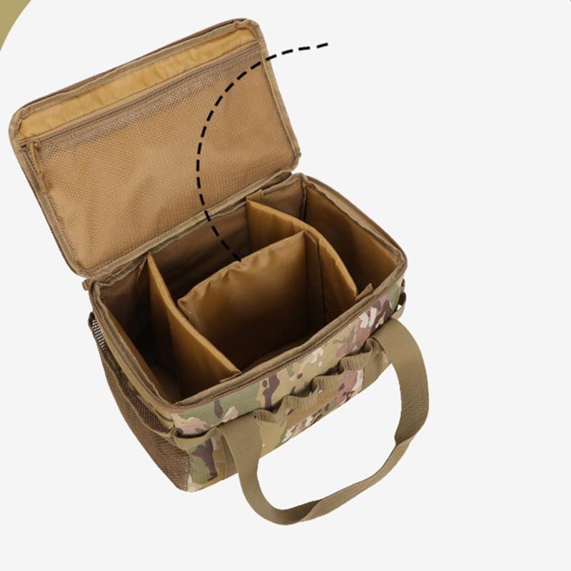 Aufbewahrungstasche für Outdoor-Besteck, Picknicktasche mit großem Fassungsvermögen für Camping, Aufbewahrungstasche mit großem Fassungsvermögen für Outdoor-Campingausrüstung