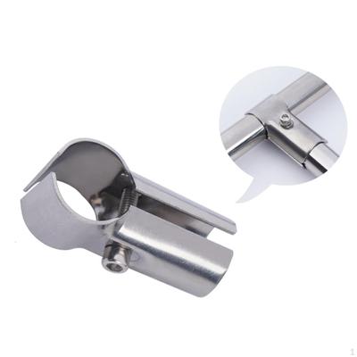 Stainless Steel Tube Connector Pipe Fitting Fixture Clamp Joint for Round Flower Sheds