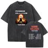 Vintage Washed Robbie Williams BRITPOP Tour 2026 Double Sided T Shirt Men's Women Clothing Fashion High Quality Cotton T-shirts