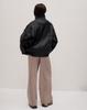 Women's Jacket H 1225 M Black Eco-leather